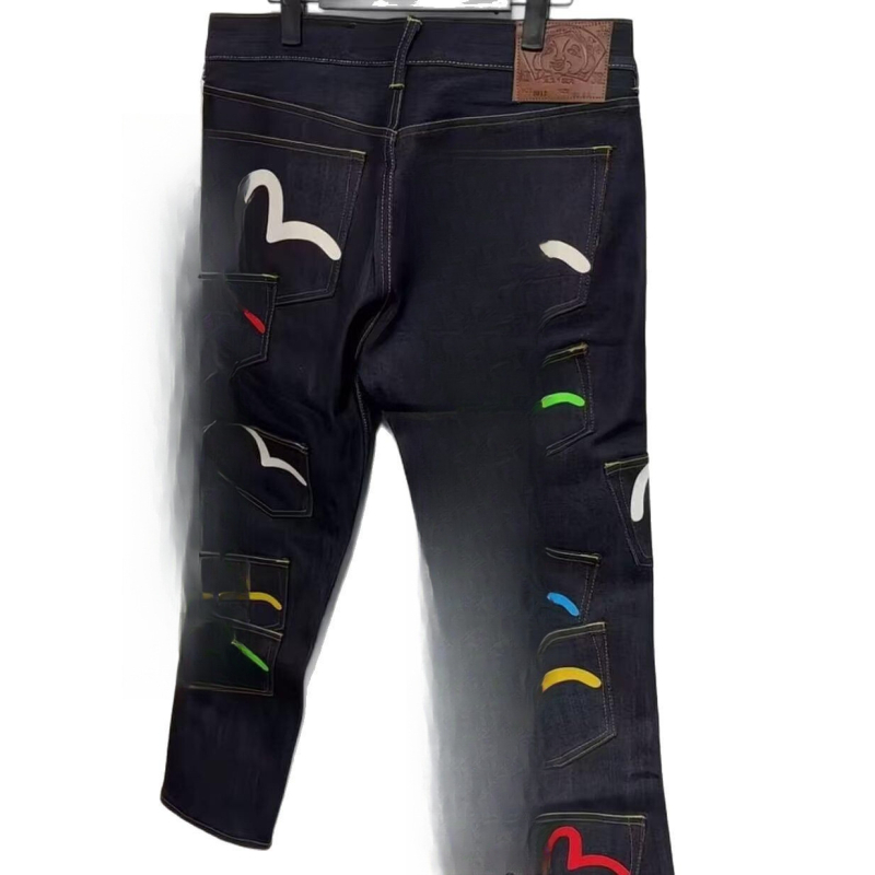 Traperice s printom Y2K Fu Shen Big M, višestruke džepove, ravni kroj, unisex, zip