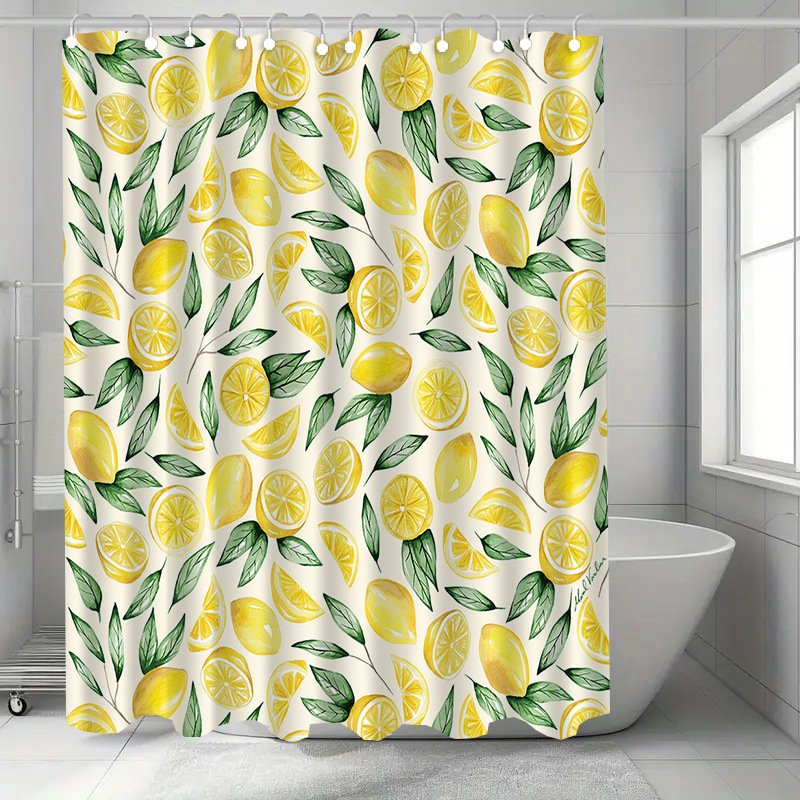 Комплект душ завеси — полиестер, модерен минималистичен стил, без пробиване за преграда, възможност за персонализация (код H-1671-1680)