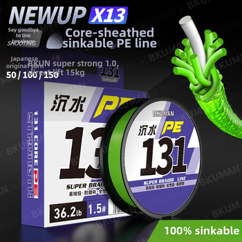 Hlavná rybárska šnúr BKUMAN PE 3KG-33KG