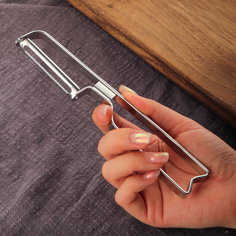 Rozsdamentes acélból készült többfunkciós hámozó és reszelő gyümölcsök és zöldségekhez, 2024 megjelenés