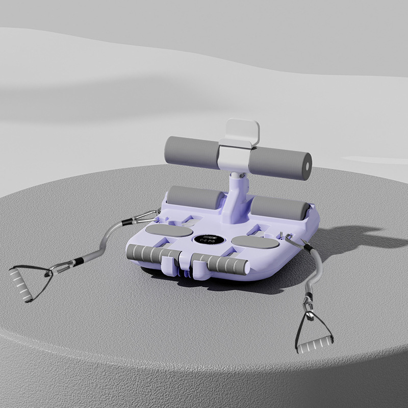 Sit-up segítő Ab Roller vákuumcsészével – Többfunkciós rögzítő, összecsukható, 2,8 kg, 35/40, otthonra, irodába, edzőterembe