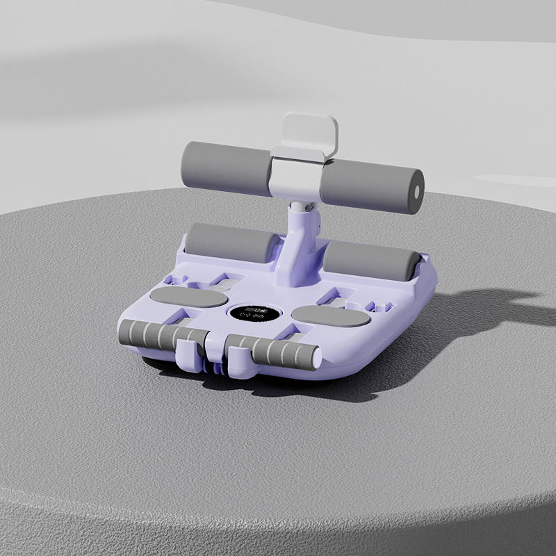 Sit-up segítő Ab Roller vákuumcsészével – Többfunkciós rögzítő, összecsukható, 2,8 kg, 35/40, otthonra, irodába, edzőterembe