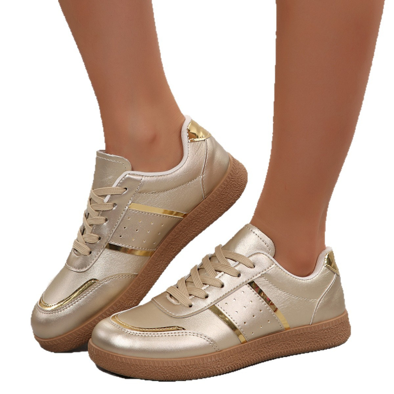 Ženske casual tenisice s prekriženim remenčićima, PU gornji dio, gumeni potplat, visok zglob 3-7 cm, vezanje, okrugli vrh