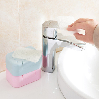 SAFEBET Szappan doboz — falra szerelhető, lefolyóval, fedéllel, fúrásmentes, PP