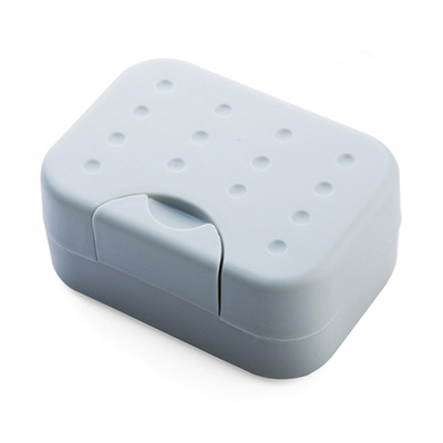 SAFEBET Szappan doboz — falra szerelhető, lefolyóval, fedéllel, fúrásmentes, PP