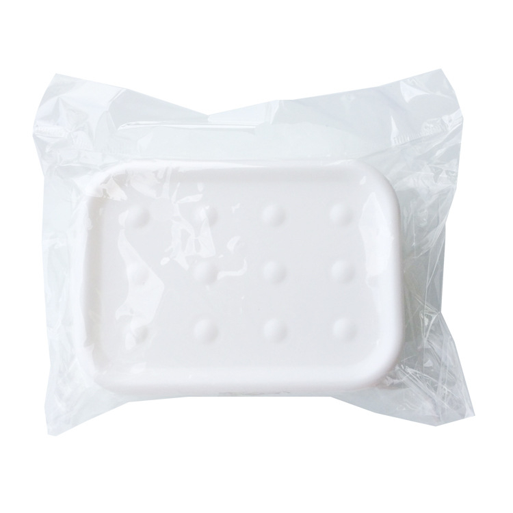 SAFEBET Szappan doboz — falra szerelhető, lefolyóval, fedéllel, fúrásmentes, PP