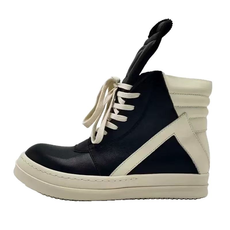 Burt unisex tenisice: zaobljeni vrh, gornji dio od super vlakna, detalji od kravlje kože, bočni zatvarač, gumeni potplat, visina pete 3–5 cm