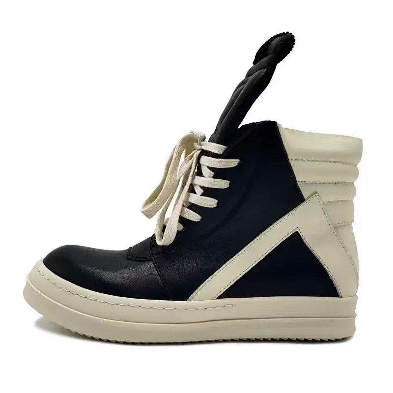 Burt unisex tenisice: zaobljeni vrh, gornji dio od super vlakna, detalji od kravlje kože, bočni zatvarač, gumeni potplat, visina pete 3–5 cm
