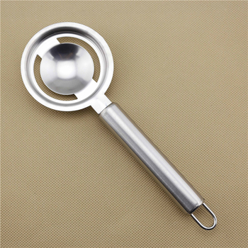 Tojássárgája és tojásfehérje szeparáló, rozsdamentes acélból, kézi működésű, testreszabható, logónyomás elérhető