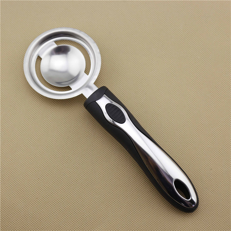 Tojássárgája és tojásfehérje szeparáló, rozsdamentes acélból, kézi működésű, testreszabható, logónyomás elérhető