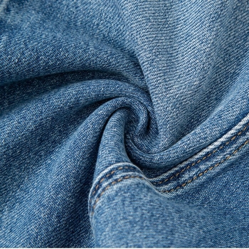 Scimitar hlače s 3D dekonstruiranim bočnim šavovima u luk za poboljšanje oblika nogu; denim s visokim strukom, pamuk i Tencel, ležerni japansko-korejski stil