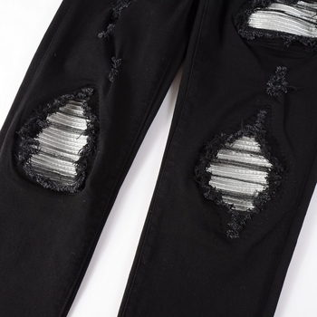 Muške traperice, uski kroj, patch detalji, 98% pamuk, srednji struk, zip