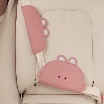 Slatki jastučići za ramena autosjedalice u crtanom stilu za bebe koje spavaju u automobilu, štitnici za vrat protiv gušenja, podešivači za automobil