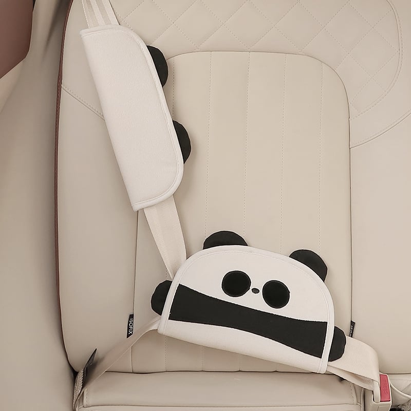 Slatki jastučići za ramena autosjedalice u crtanom stilu za bebe koje spavaju u automobilu, štitnici za vrat protiv gušenja, podešivači za automobil