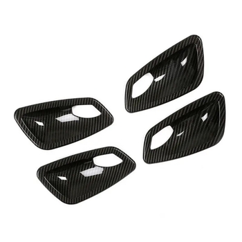 Unutarnja karbonska obrada za BMW Serija 3 E90/E92/E93 (2005–2012): unutarnja ručka vrata i unutarnja čašica vrata; materijal: plastika; marka: Bridese/boladesa; model: E90