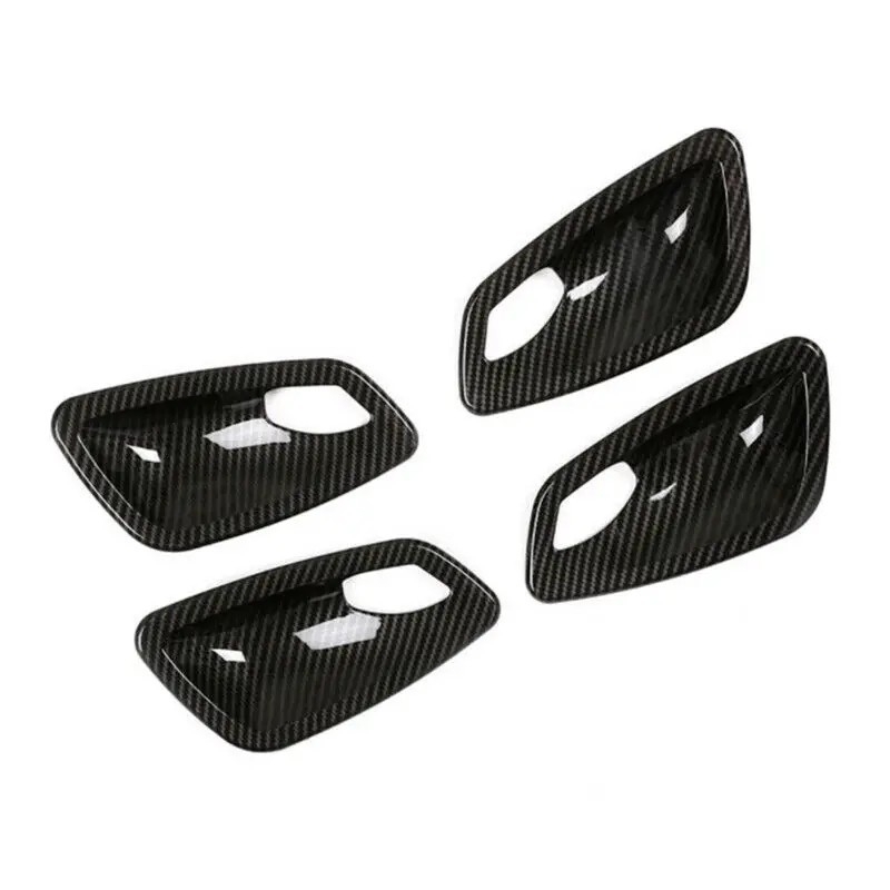 Unutarnja karbonska obrada za BMW Serija 3 E90/E92/E93 (2005–2012): unutarnja ručka vrata i unutarnja čašica vrata; materijal: plastika; marka: Bridese/boladesa; model: E90