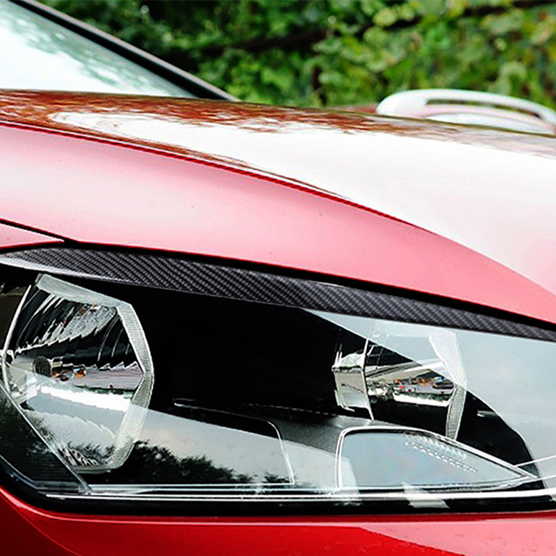 Unutarnje naljepnice od pravog karbona za VW Golf 7, prava karbonska vlakna, otisak logotipa, mogućnost prilagođavanja