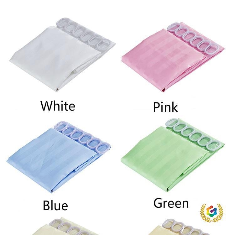 Завеса за душ – полиестер, етнически стил, с райета, печат на лого, персонализирана обработка