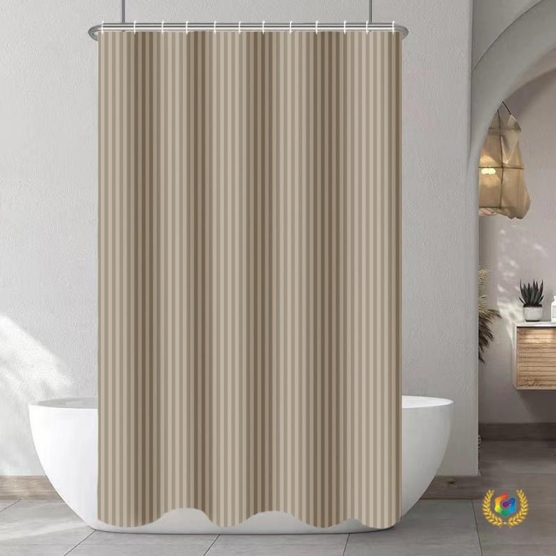 Завеса за душ – полиестер, етнически стил, с райета, печат на лого, персонализирана обработка