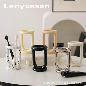 Kerámia fogkefetartó, tárolási funkcióval, fúrás nélküli rögzítés, egyéb rögzítési módok, gyártás testreszabása, magáncímke