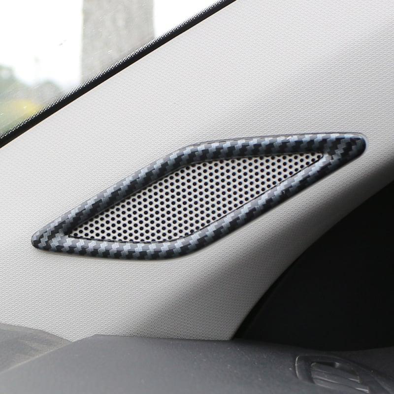 VW T-Cross dekorativne naljepnice za poklopac prednje stupa zvučnika, ABS, OEM, Model 1, pogodno za automehaničarsku radionicu