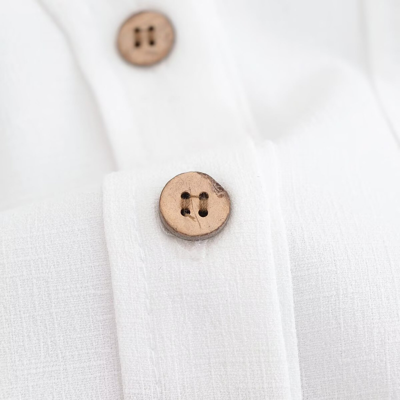 Női ing V-nyakkal, rövid ujjú, poliészter rostos keverék, poliészter tartalom 30–50%, street hipster stílus