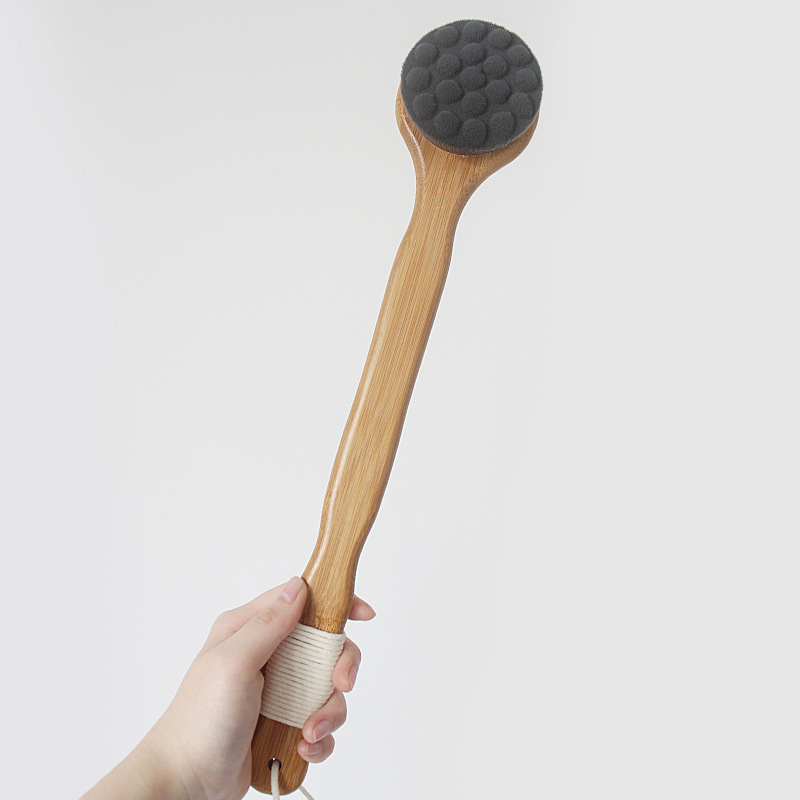 Xingyu Hosszú fogantyújú zuhanykefe macskakarom formájú, puha sörtékkel, Nanzhu + PBT szálak, hát- és testmasszázs