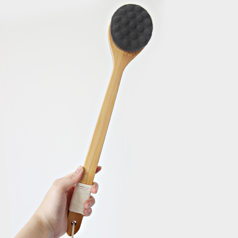 Xingyu Hosszú fogantyújú zuhanykefe macskakarom formájú, puha sörtékkel, Nanzhu + PBT szálak, hát- és testmasszázs