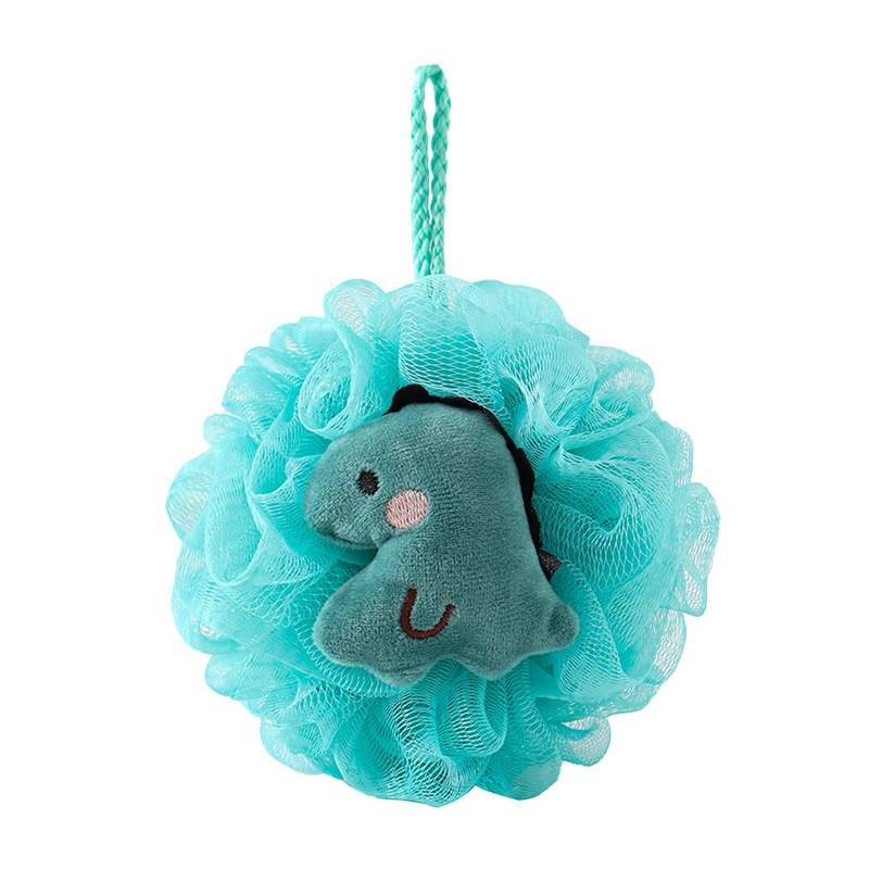 Топка за баня с плодова шарка – супер мека, универсална употреба, не се разпада, материал: PE + полиестер + PP памук