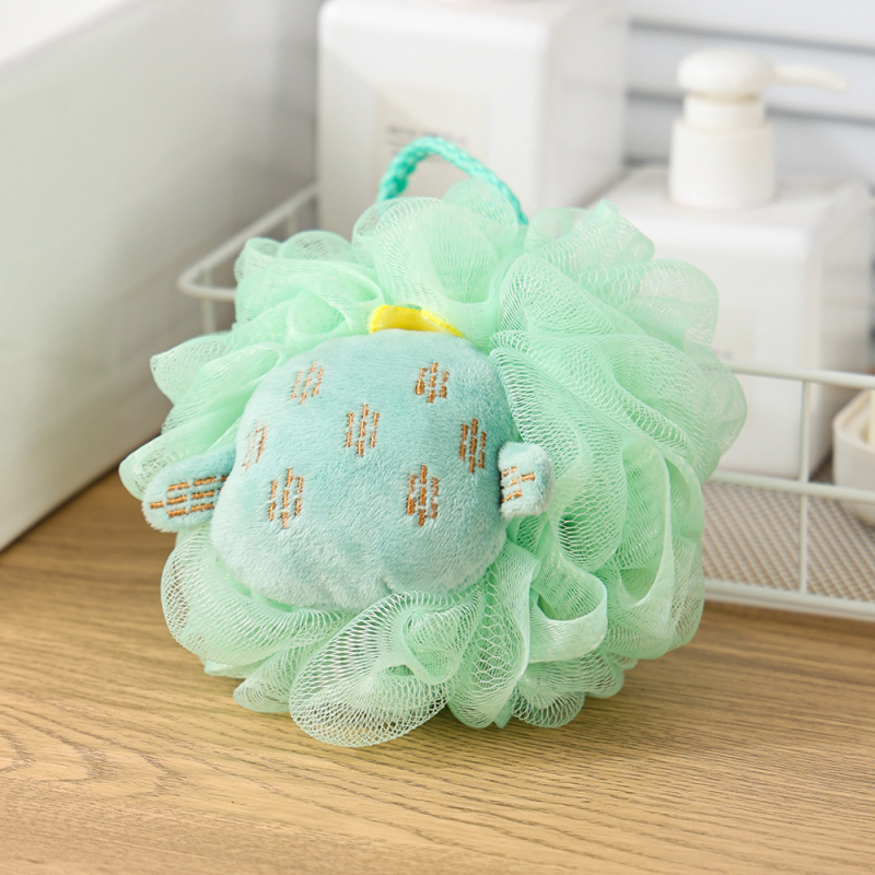 Топка за баня с плодова шарка – супер мека, универсална употреба, не се разпада, материал: PE + полиестер + PP памук