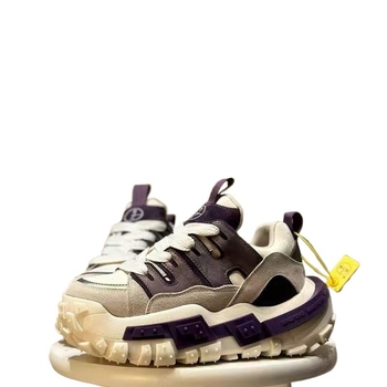 Tenisice tip dad sneakers s gornjim dijelom od platna, gumom na potplatu, vezanje, niski kroj, latex ulošak