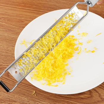 Rozsdamentes acél kézi, többfunkciós konyhai eszköz citrom reszelésére, sajt reszelésére és zöldségek hámozására