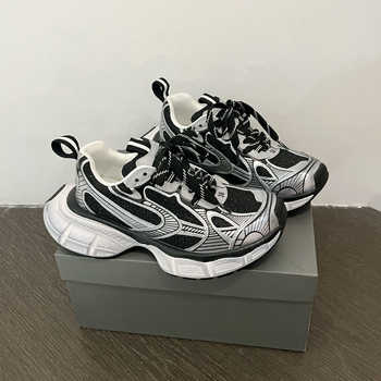 Ženske tenisice dad sneakers s vezicama, mrežasti gornji dio, đon od pjene, okrugli vrh, srednja visina pete 3-5 cm