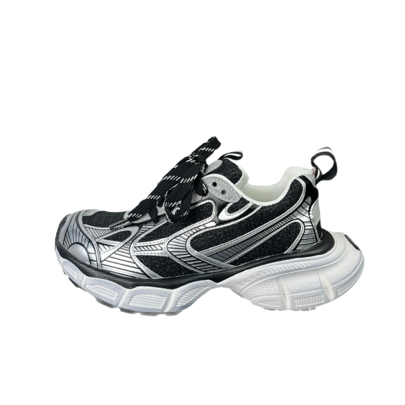 Ženske tenisice dad sneakers s vezicama, mrežasti gornji dio, đon od pjene, okrugli vrh, srednja visina pete 3-5 cm