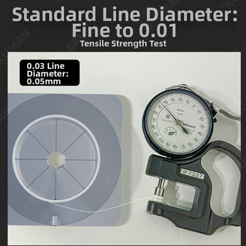 BKUMAN PE ribolovna podlinija, materijal PE, čvrstoća 11, 100 komada u kutiji