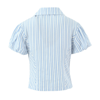 Риза, Slim-Fit, къс ръкав, Turn-Down яка, с копчета отпред, Cardigan стил, Европейски и Американски стил, полиестер-еластан