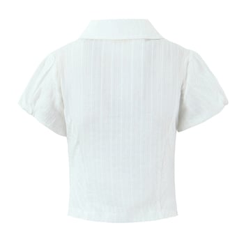 Риза, Slim-Fit, къс ръкав, Turn-Down яка, с копчета отпред, Cardigan стил, Европейски и Американски стил, полиестер-еластан