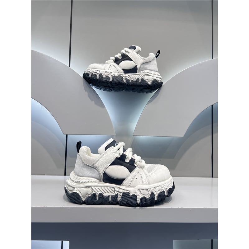 Muške tenisice u stilu dad shoes - Gornji materijal: super vlakno; Oblik prstiju: oštro; Zatvaranje: vezanje; Unutrašnjost: koža