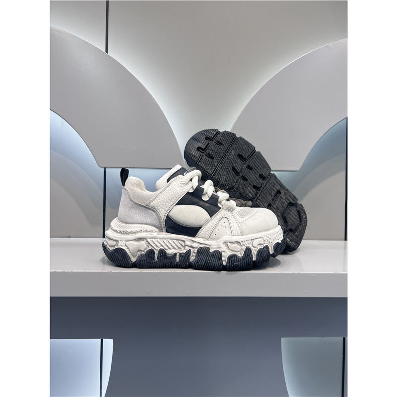 Muške tenisice u stilu dad shoes - Gornji materijal: super vlakno; Oblik prstiju: oštro; Zatvaranje: vezanje; Unutrašnjost: koža