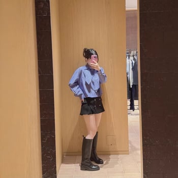 Cămașă cu dungi, mâneci lungi, tăiere 3D, bumbac 95%+