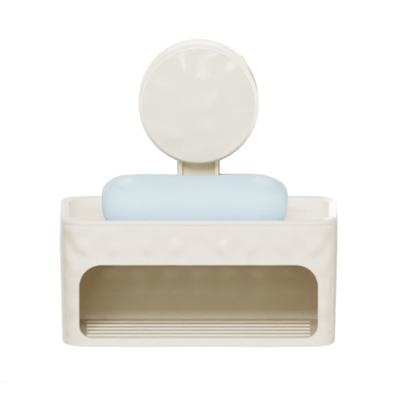 Cutie săpun cu ventuză Youyi, montaj pe perete, din plastic, două niveluri, 200 buc