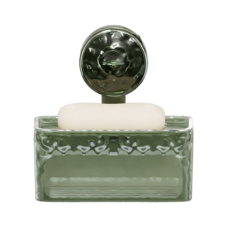 Cutie săpun cu ventuză Youyi, montaj pe perete, din plastic, două niveluri, 200 buc