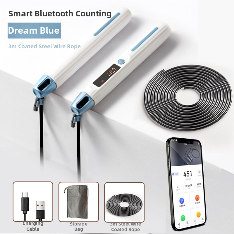 Elekson Bežični užad za skok s Bluetoothom i elektroničkim brojačem, ABS, verzija 3, licencirana privatna etiketa