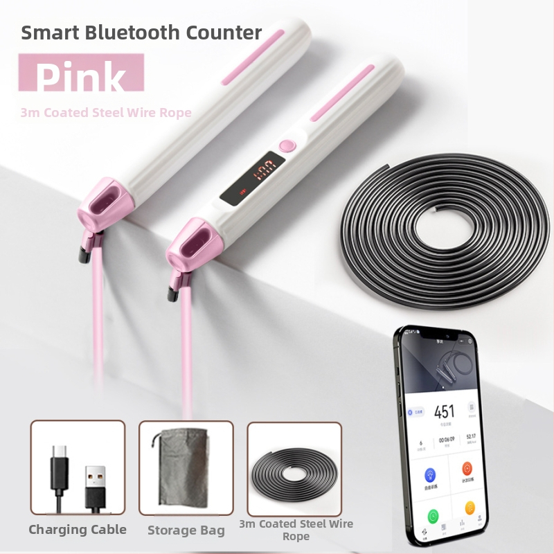 Elekson Bežični užad za skok s Bluetoothom i elektroničkim brojačem, ABS, verzija 3, licencirana privatna etiketa