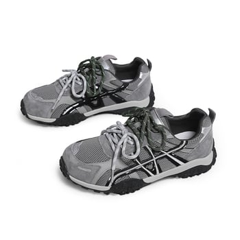 Ženske tenisice za trening od prave kože i mrežastog gornjeg dijela, prozračne, EVA srednji potplat, gumena potplat, vezanje, niski zglob