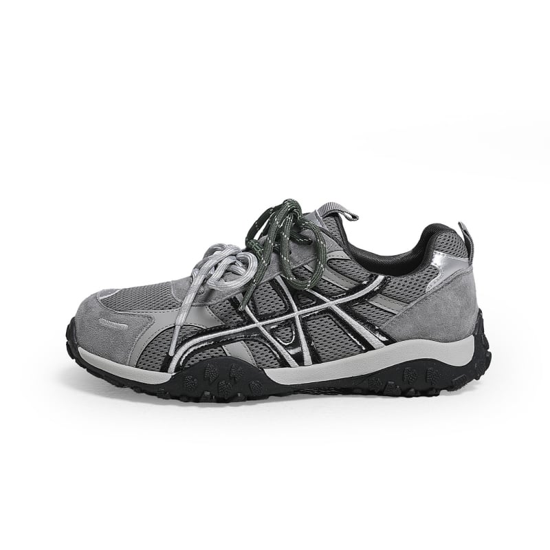 Ženske tenisice za trening od prave kože i mrežastog gornjeg dijela, prozračne, EVA srednji potplat, gumena potplat, vezanje, niski zglob