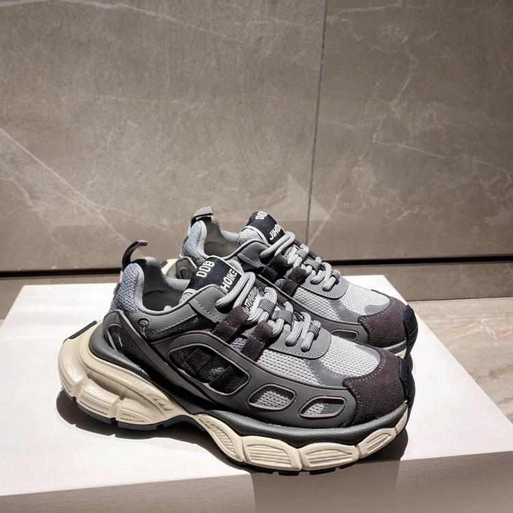 Pantofi platformă din piele pentru femei, stil coreean, vârf rotund, piele de vițel în două straturi, talpă din cauciuc, toc mediu 3-5 cm