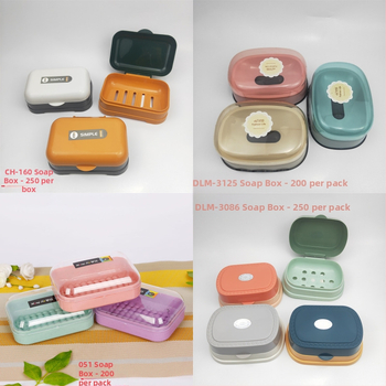 Lemi plastový dvojvrstvový bezšvový box na mydlo s háčikom do kúpeľne, značka Lemi, 240–250 kusov