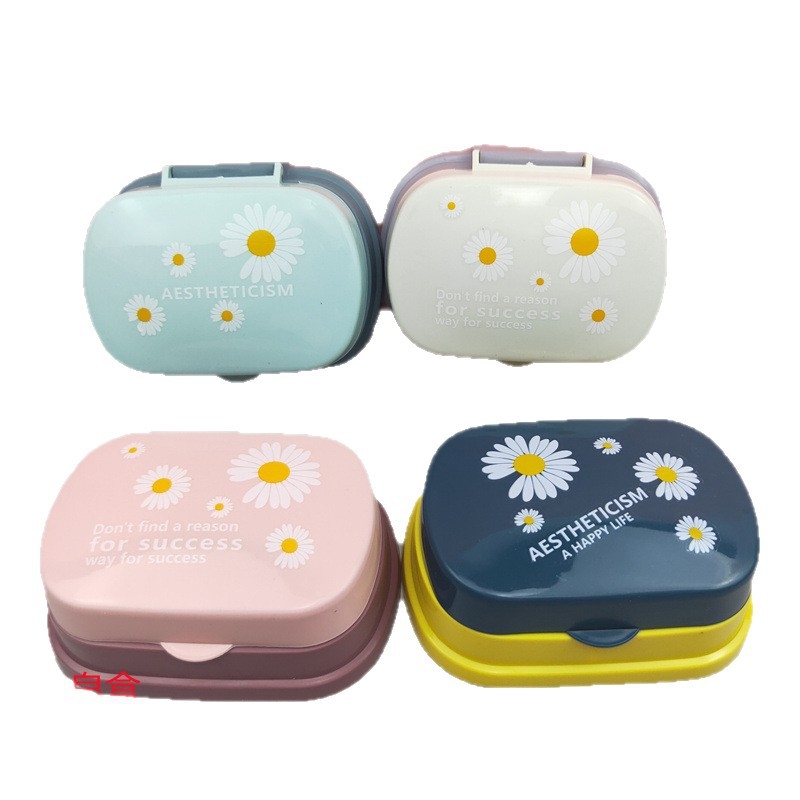 Recipient de săpun din plastic, dublu nivel, fără cusături, cu cârlig autoadeziv pentru baie, marcă Lemi, 240–250 bucăți