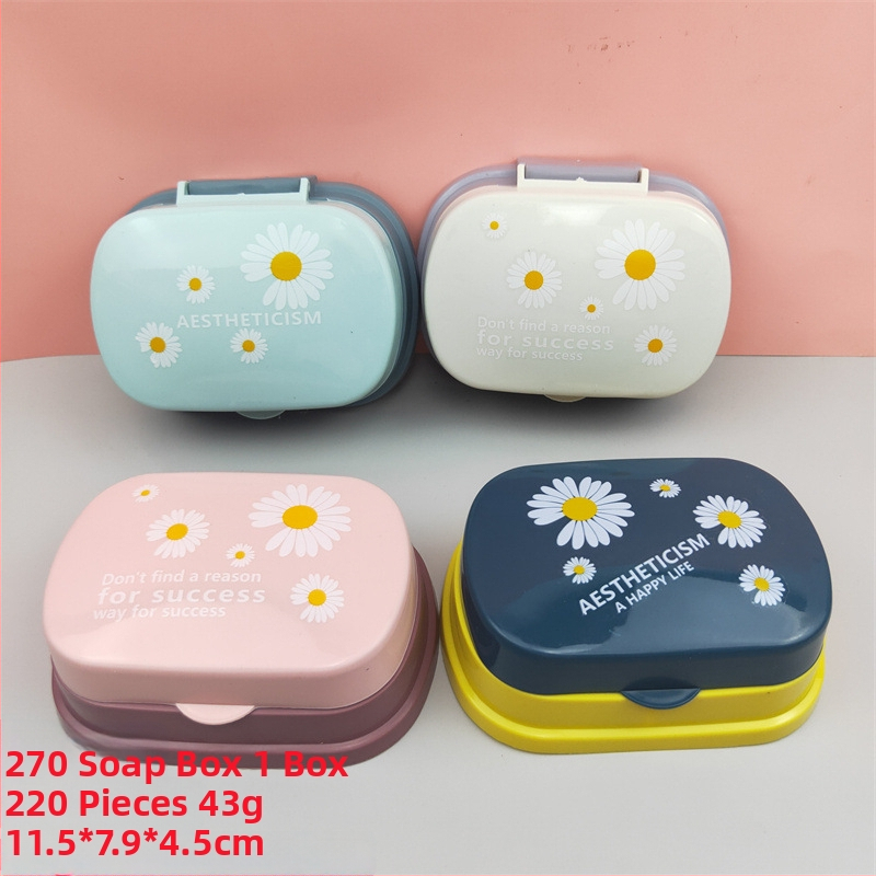 Lemi plastový dvojvrstvový bezšvový box na mydlo s háčikom do kúpeľne, značka Lemi, 240–250 kusov